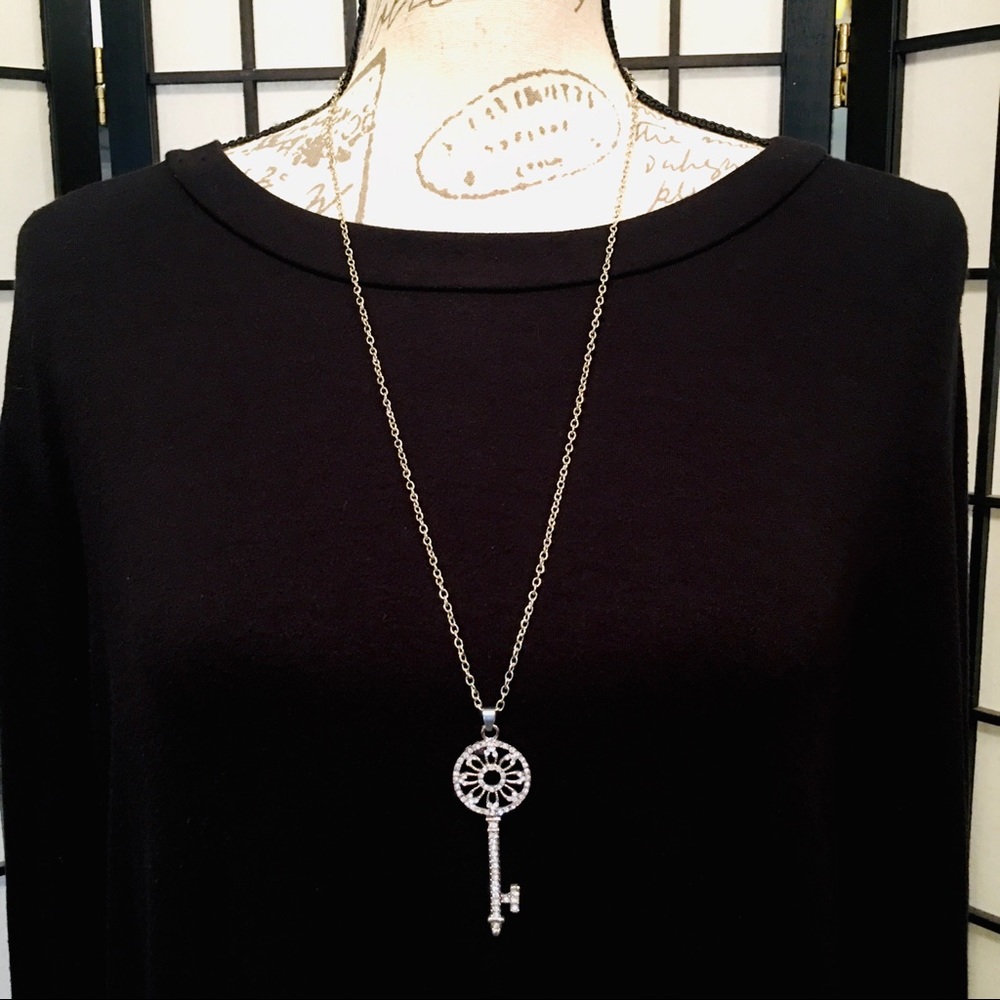 Sparkling Key Necklace